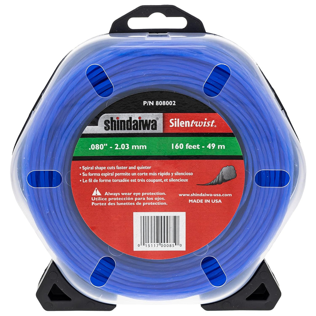 Shindaiwa 808002 Trim Line .080 1/2lb Blue Twist